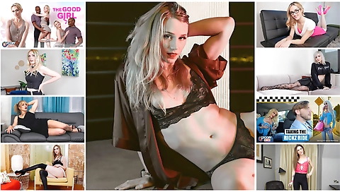 Blond tranny ass gets fucked by her boyfriend