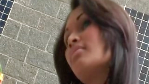Blonde cutie with huge tits gets fucked hard and cum